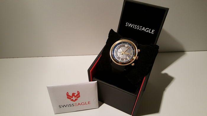 Swiss Eagle Logo - Swiss Eagle Landmaster Chronographs - men's wristwatch - never worn ...