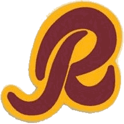 Red Yellow R Logo - Washington Redskins Alternate Logo. Sports Logo History