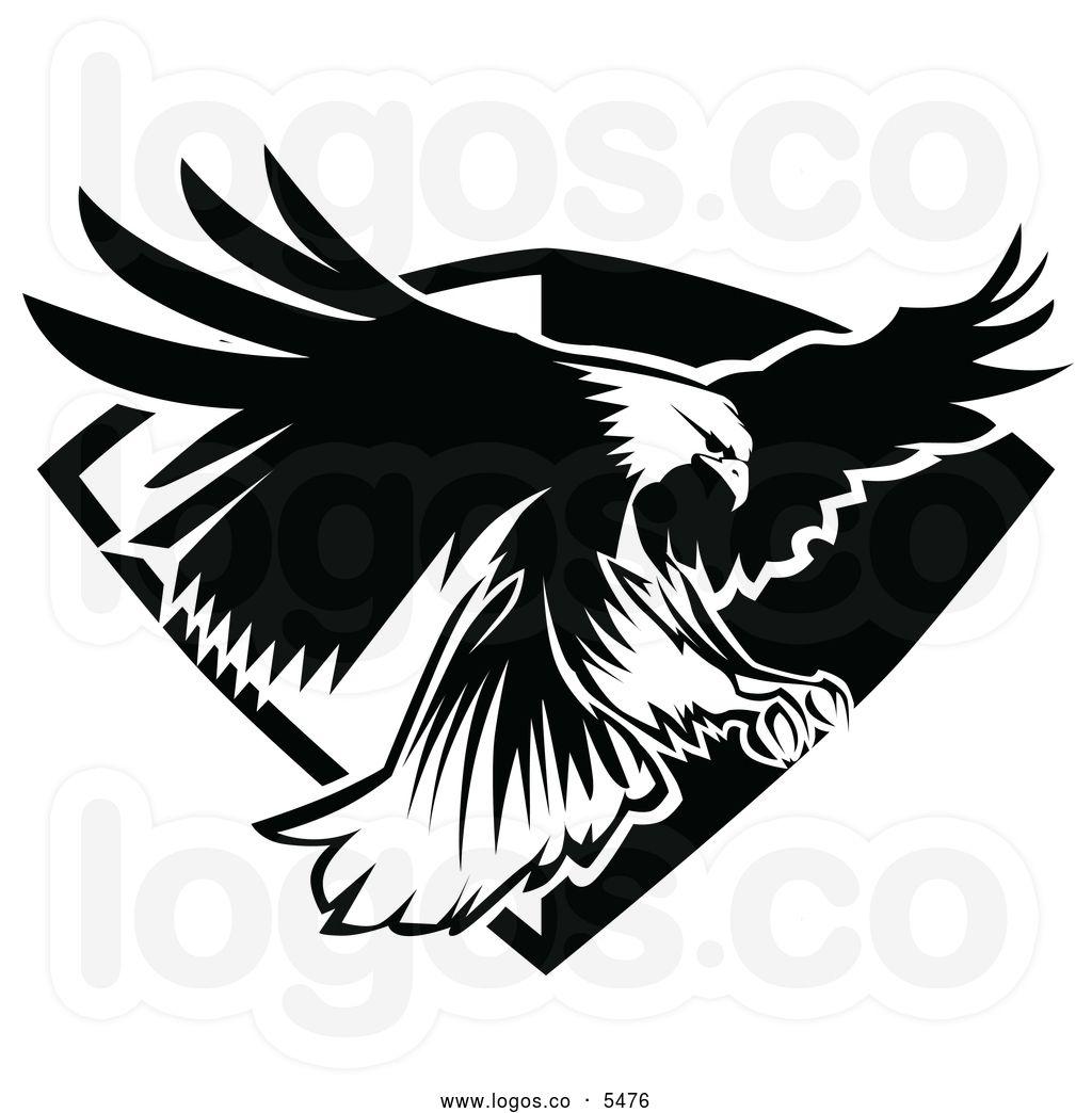 Black and White Eagle Logo - Eagles superman logo jpg stock - RR collections