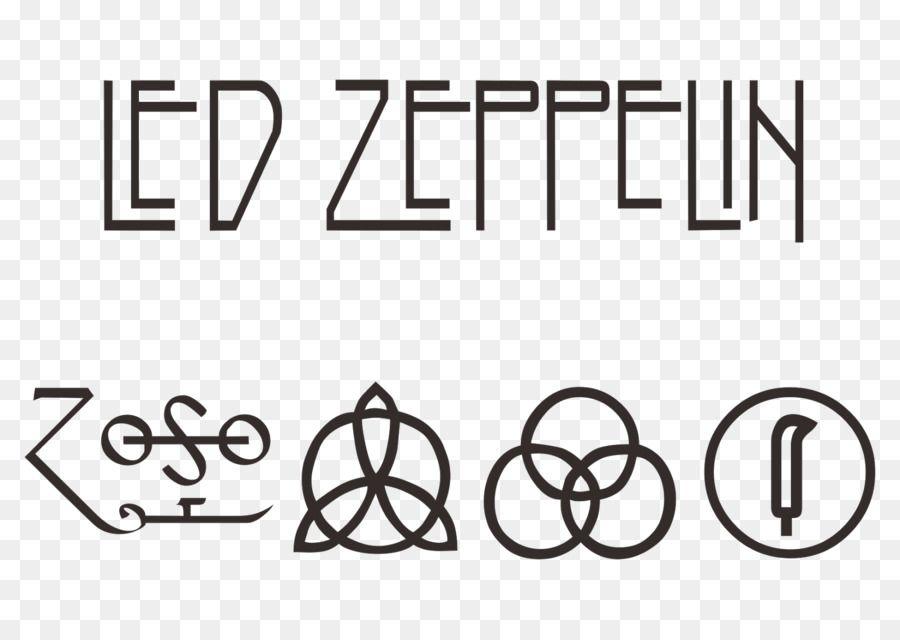LED Zepplin Logo - Led Zeppelin IV Logo - rock band png download - 1600*1136 - Free ...