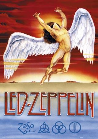 LED Zeppelin Angel Logo - A History of the Led Zeppelin Icarus Logo - BAND-SHIRT.COM