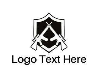 Maze Color Shield Logo - Weapon Logo Maker