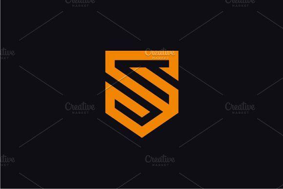 Maze Color Shield Logo - Shield - Letter S Logo ~ Logo Templates ~ Creative Market