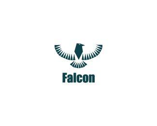 Falcon Bird Logo - falcon Designed