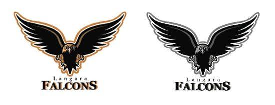 Falcon Bird Logo - Langara. News & Events: Langara News: 2011: Falcons Logo Contest ...