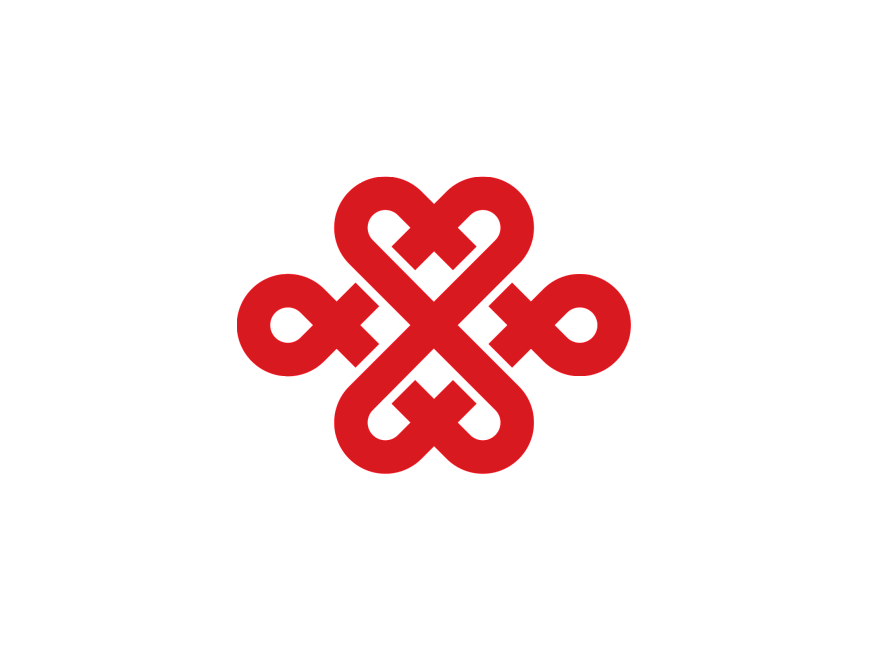 Red Chinese Logo - China Unicom logo