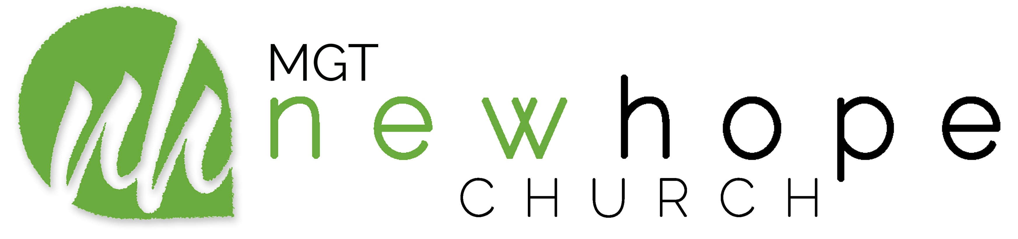 New Hope Logo - MGT New Hope Church. A fellowship of faith hope and love
