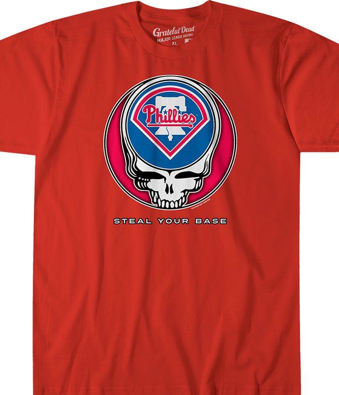 Liquid Blue and Red Logo - MLB - BROWSE ALL STEAL YOUR BASE T-Shirts, Tees, Tie-Dyes, Men's ...