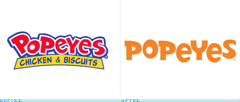 Old Food Brand Logo - Brand New: Popeyes Gets Jazzy