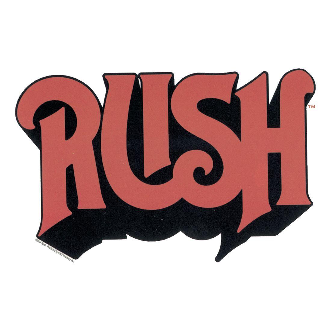 Rush Band Logo - Rush Logo Sticker Liquid Blue