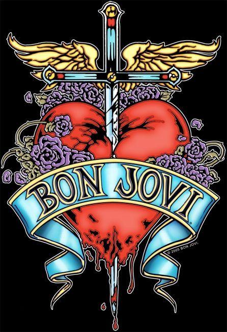 Bon Jovi Logo - BON JOVI his mom lived right near me growing up and he was always