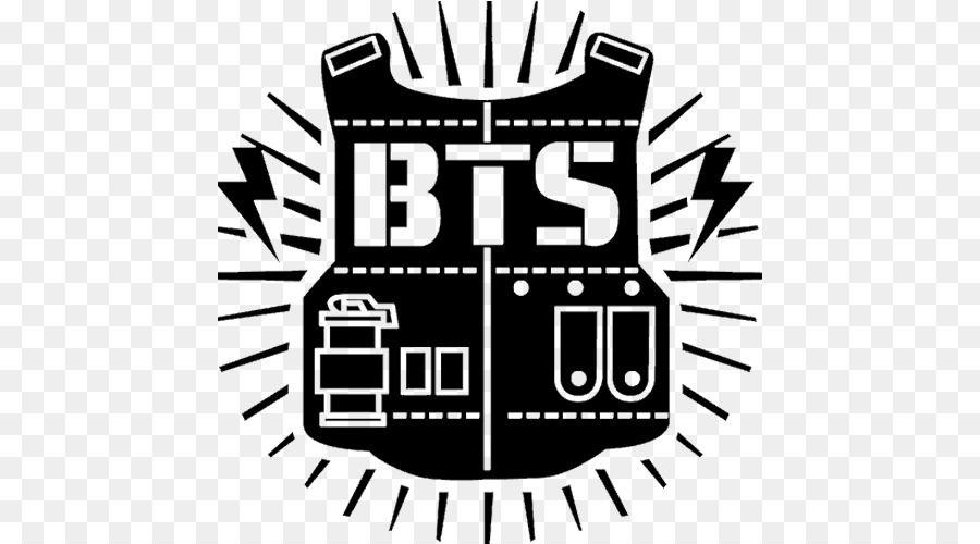BTS Kpop Logo - BTS Logo BigHit Entertainment Co., Ltd. K-pop Sticker - Bulletproof ...
