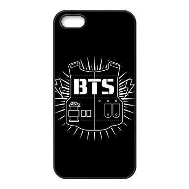 BTS Kpop Logo - Kpop Phone Case For iPhone 5S Bangtan Boys BTS Logo Design: Amazon