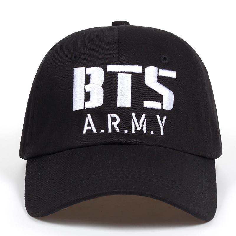 BTS Kpop Logo - Kpop BTS ARMY Logo Embroidery Baseball Cap Cotton Korea Hiphop