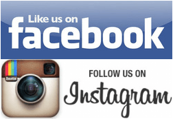 Like Us On Facebook and Instagram Logo - Follow us on social!