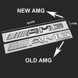 Old Maybach Logo - Silver 3D For New 2016 Benz AMG Trunk Emblem Logo Rear Car Sticker ...
