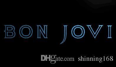 Bon Jovi Logo - LS1459 B Bon Jovi Logo Band Neon Light From