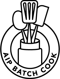 Cooking Black and White Logo - AIP Batch Cook — AIP Batch Cook