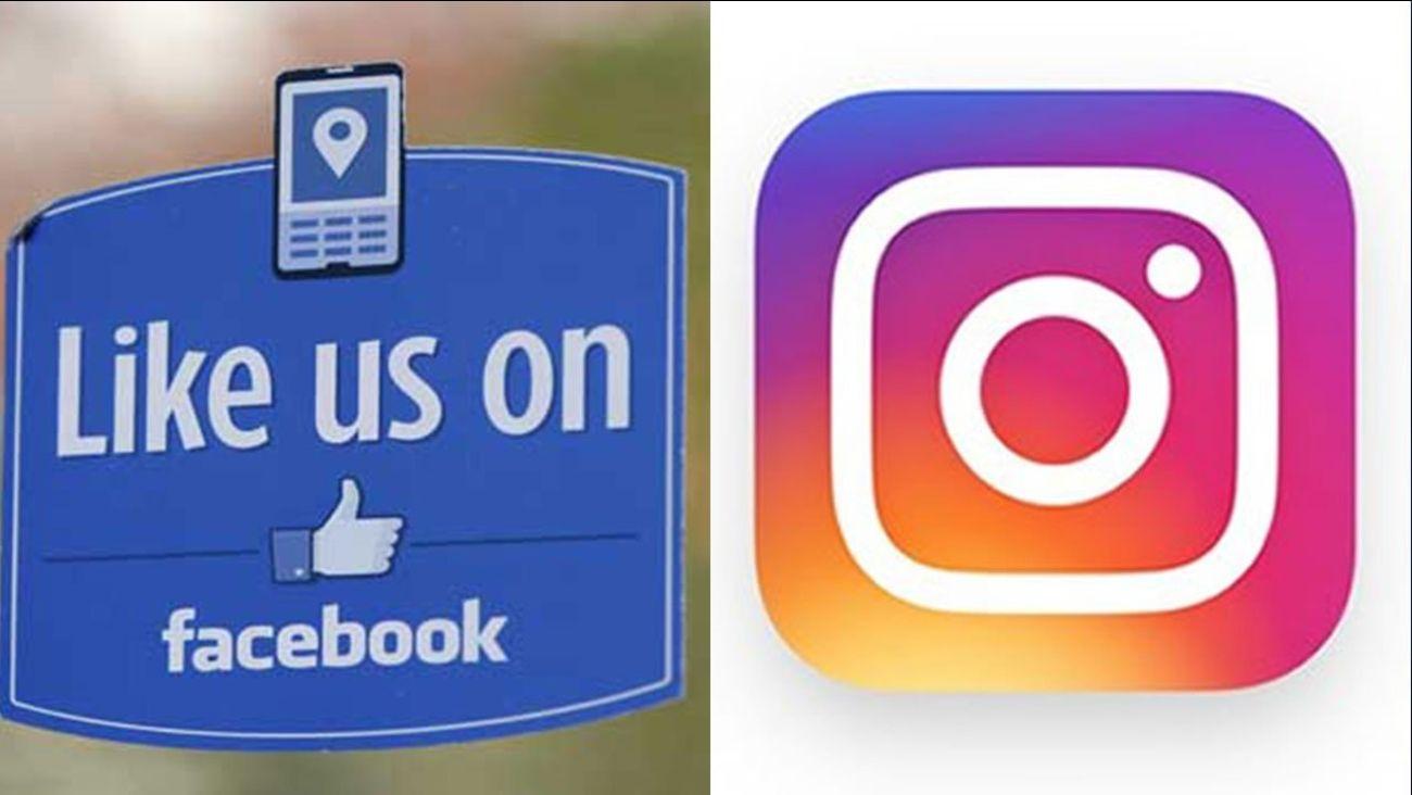 Like Us On Facebook and Instagram Logo - Facebook, Instagram experience outages Saturday