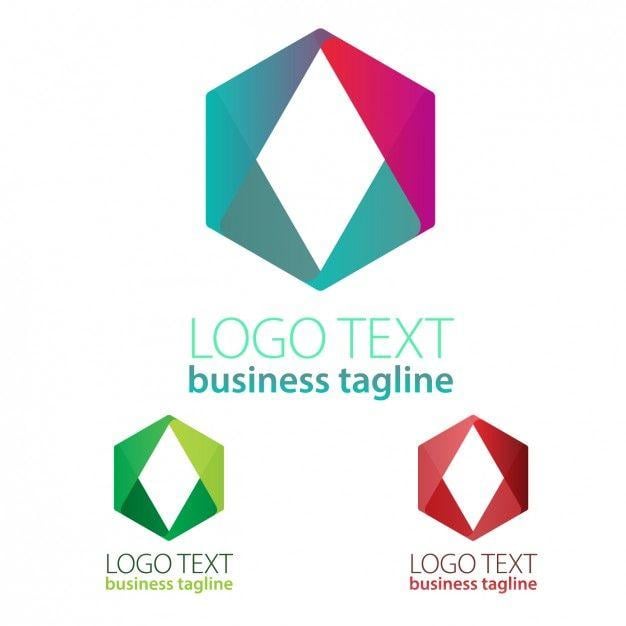 Geometry Logo - Geometric shapes logo Vector
