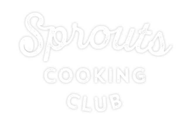 Cooking Black and White Logo - Home - Sprouts Cooking Club