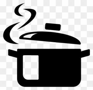 Cooking Black and White Logo - Com Cooking Pot On Fire Pot On Fire Clipart