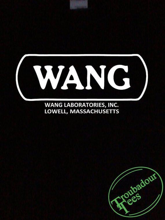 Wang Computer Logo - Wang T-Shirt Retro Computer History | Etsy