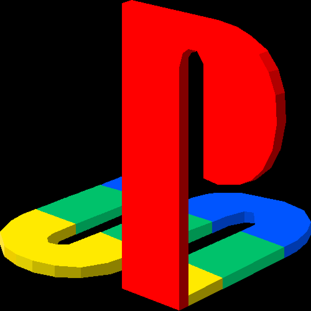 PS1 Logo - Pixilart - PS1 Logo by AmericanPsycho