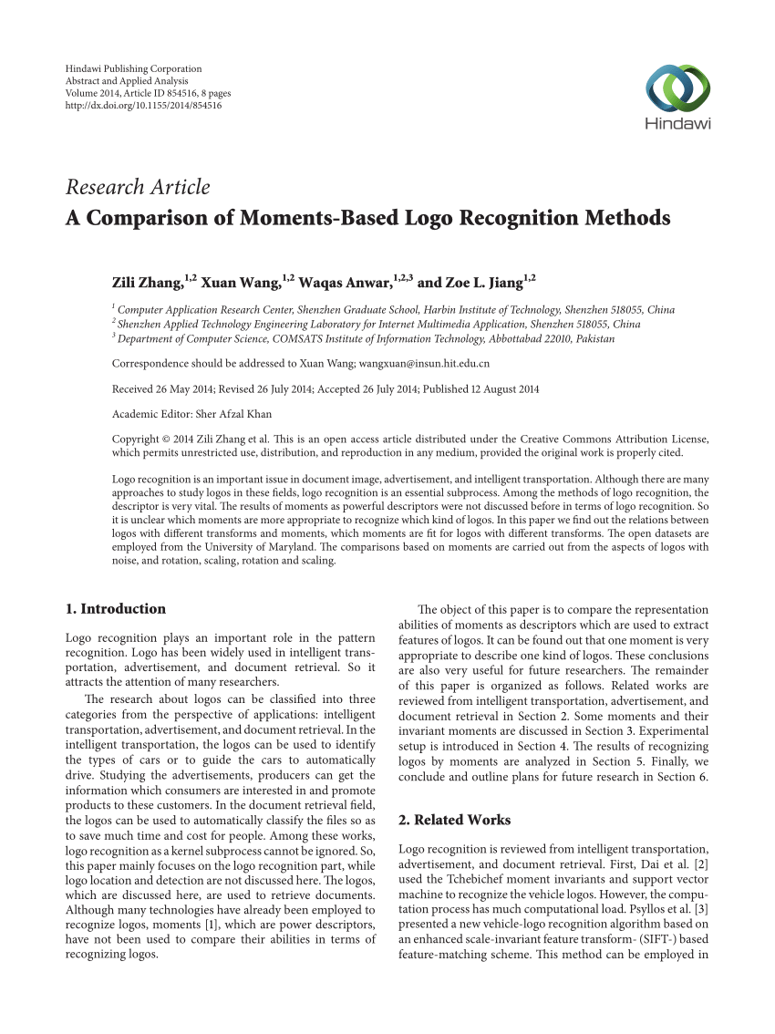 Wang Computer Logo - PDF) A Comparison of Moments-Based Logo Recognition Methods