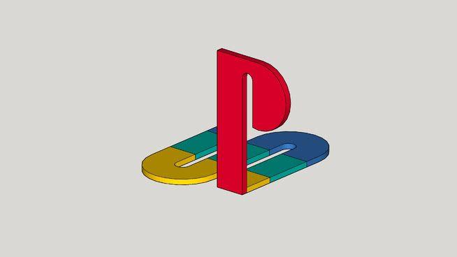 PS1 Logo - PlayStation 1 Logo 3D Model | 3D Warehouse