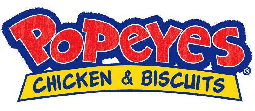 Popeyes Logo - Popeye's Tuesday 2 Piece Fried Chicken – Happy Eats