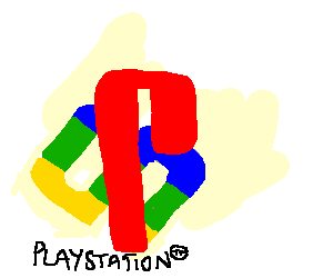 PS1 Logo - Playstation Logo - Drawception