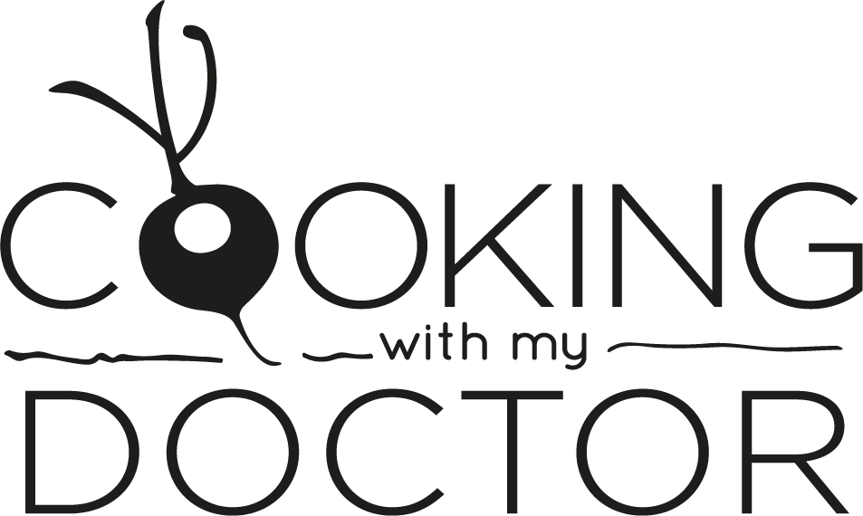 Cooking Black and White Logo - Cooking With My Doctor | Let food be your medicine