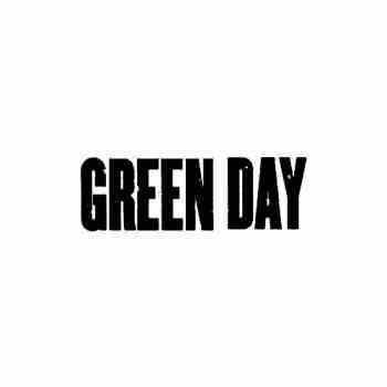 Green Day Black and White Logo - Green Day Band Logo Vinyl Decal