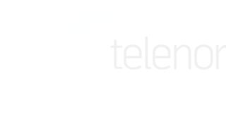 Telenor Logo - Telenor white logo