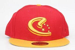Red Chinese Logo - Chinese Flag C and Stars Logo China Red Gold New Era 59Fifty Fitted