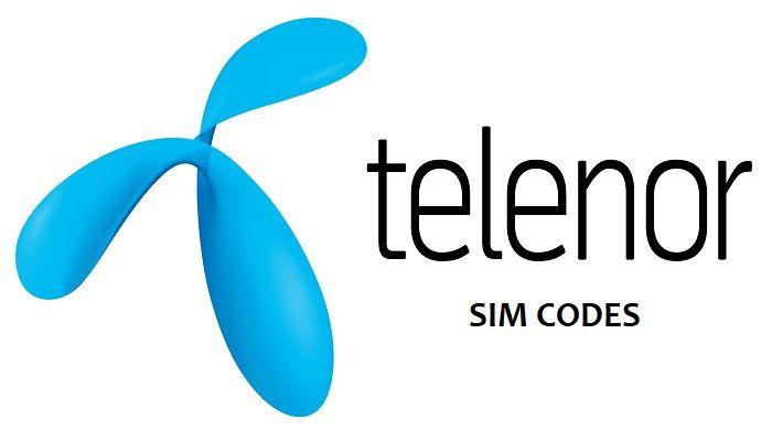 Telenor Logo - Telenor sim codes remaining minutes, sms, mbs, balance