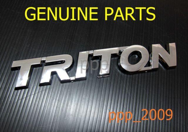 Mitsubishi Parts Logo - Mitsubishi Mark Triton Chrome 3D Logo Emblem Genuine Part 7415A093
