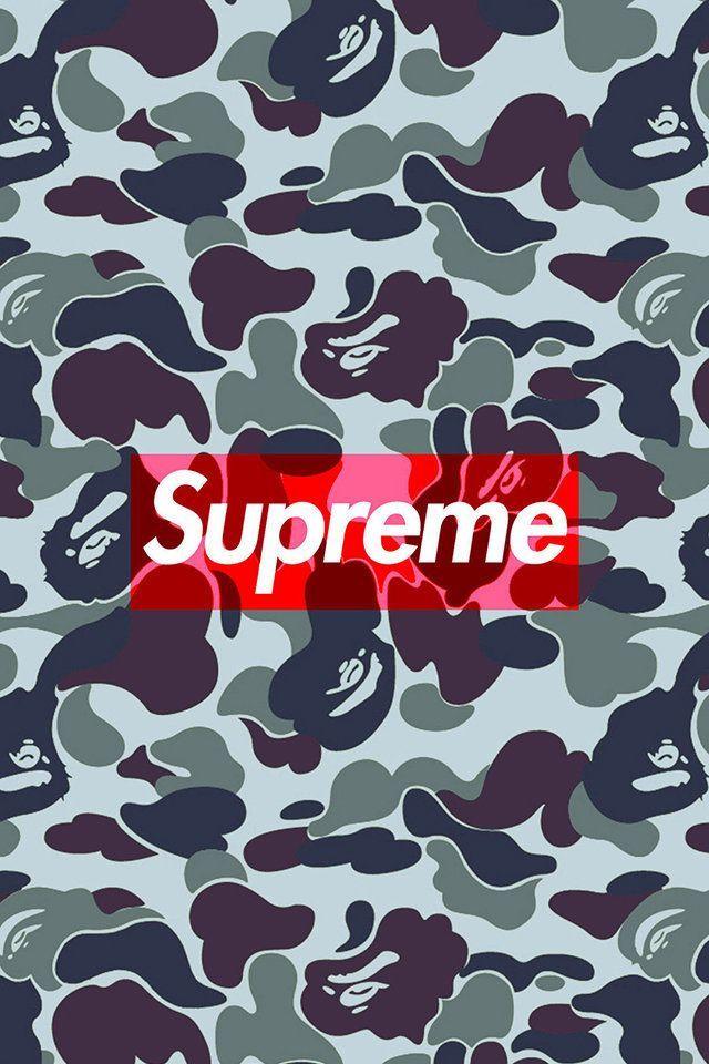 Supreme X BAPE Camo Logo - Bape Camo Supreme Wallpaper | mad in 2019 | Supreme wallpaper ...
