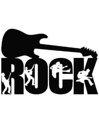 Rock Logo - Amazing Winter Deal: Rock Music Logo Decor Vinyl Wall Art , Size M
