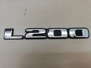 Mitsubishi Parts Logo - L200 Mitsubishi Triton chrome Genuine Parts LOGO Decal Emblem Badge