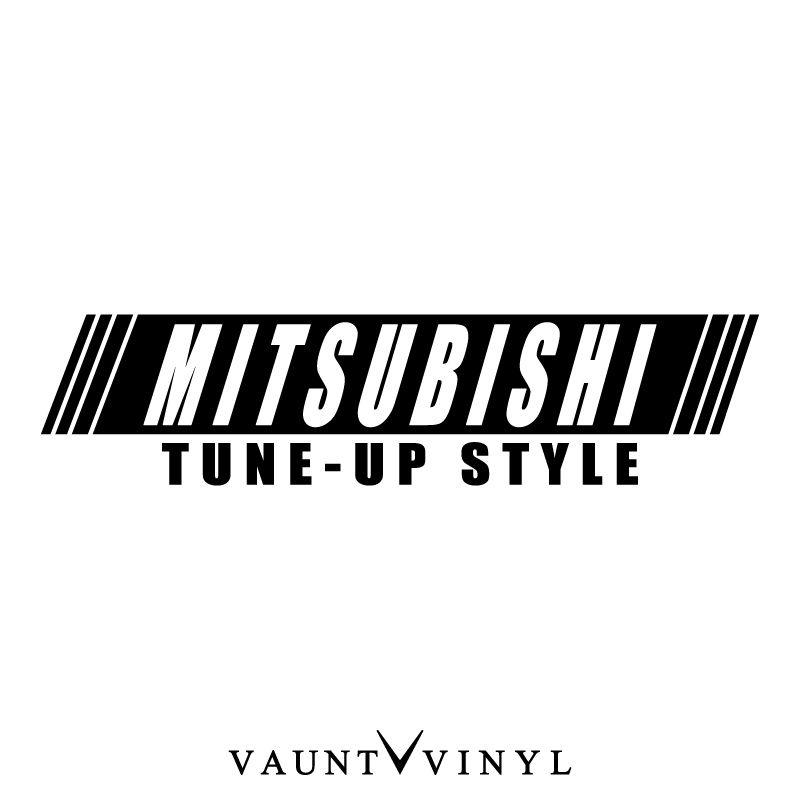Mitsubishi Parts Logo - VAUNT VINYL sticker store: Mitsubishi TUNE-UP STYLE sticker ...