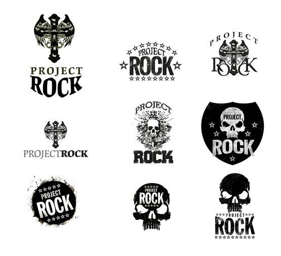 Rock Logo - Rockstar' is now called 'Project Rock' - Bandmill logo evolution