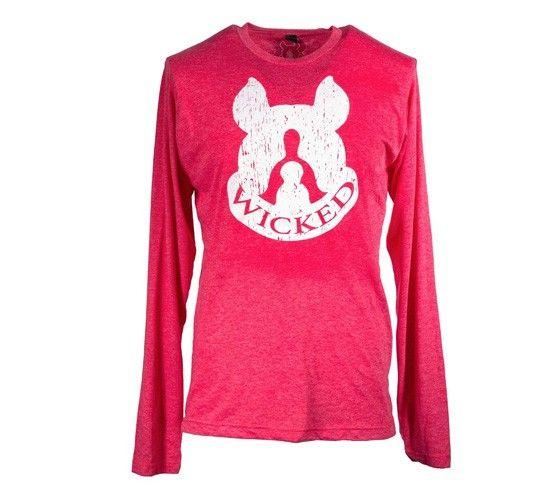 Red and White Clothing Logo - Long Sleeves — Wicked Dog Apparel