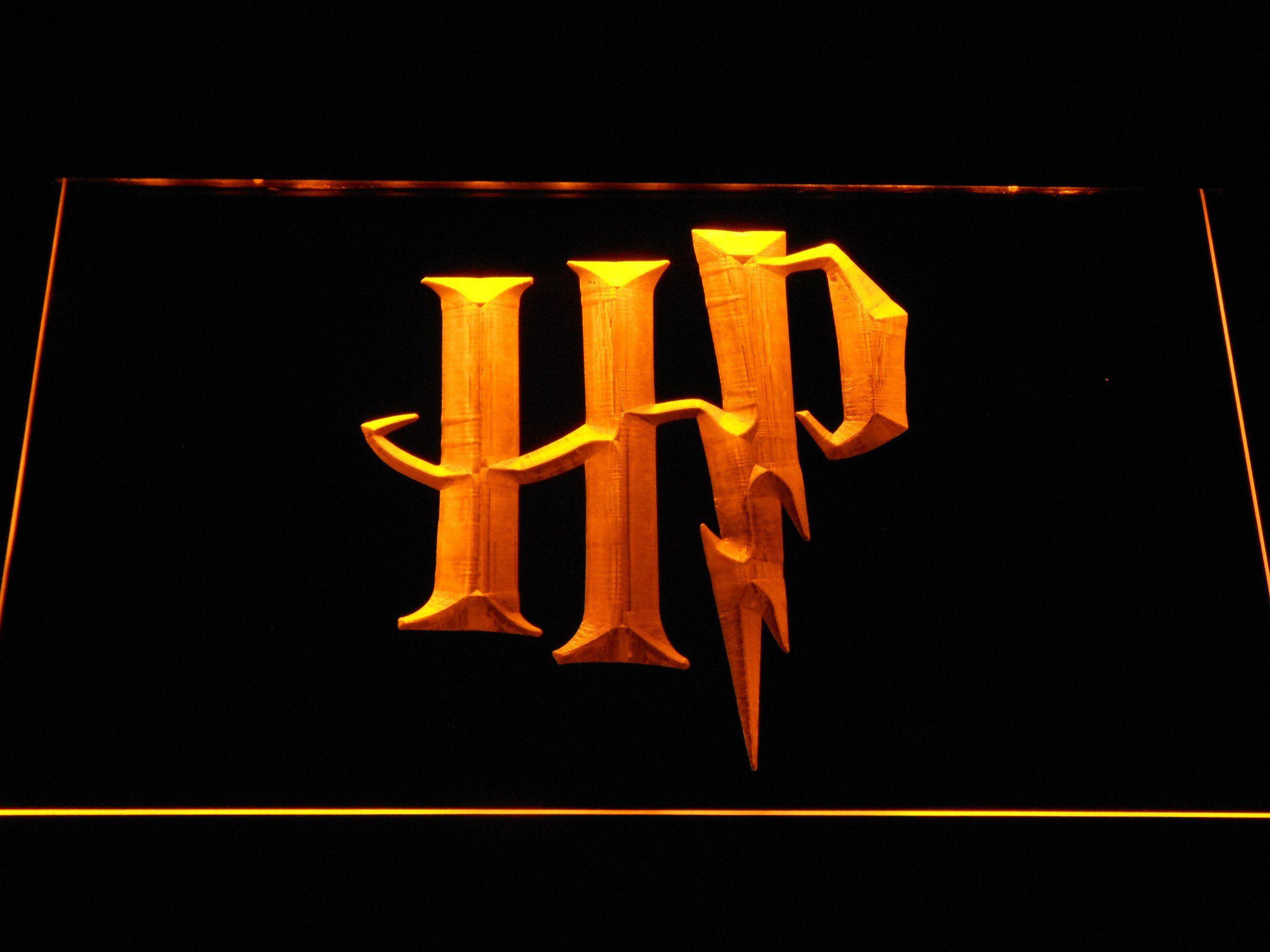 Harry Potter HP Logo - Harry Potter HP Logo LED Neon Sign