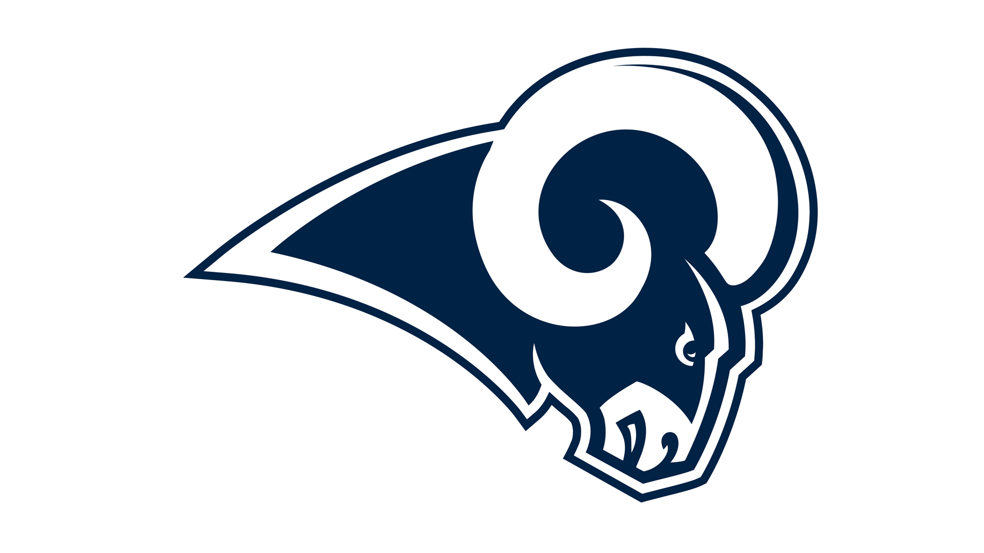Green Horn Ram Logo - Los Angeles Rams Logo, Los Angeles Rams Symbol, Meaning, History