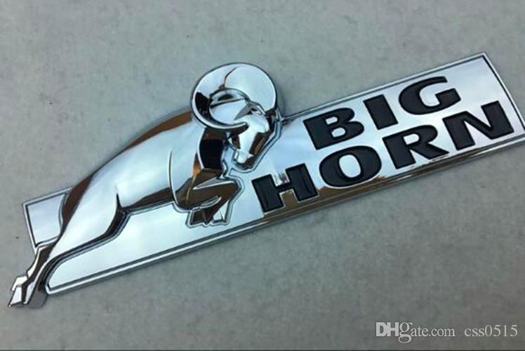 Green Horn Ram Logo - 2019 For Dodge Ram 3D 1500 2500 3500 Chrome ABS BIGHORN Big Horn ...