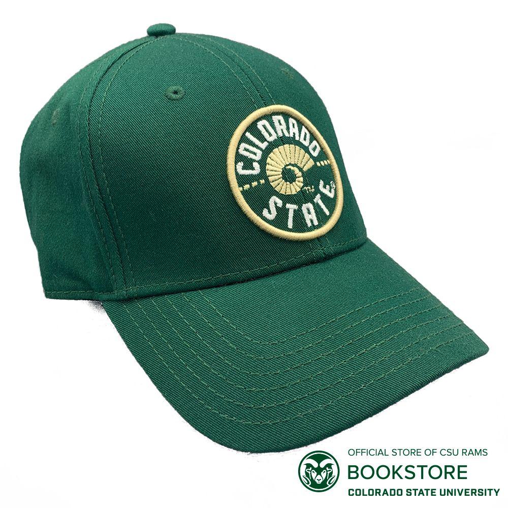 Green Horn Ram Logo - Green Under Armour Ram Horn Patch Hat | CSU Bookstore