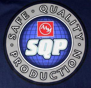 UAW Safety Logo - American Axle UAW Union Employee XL T-Shirt Navy Blue Safety United ...