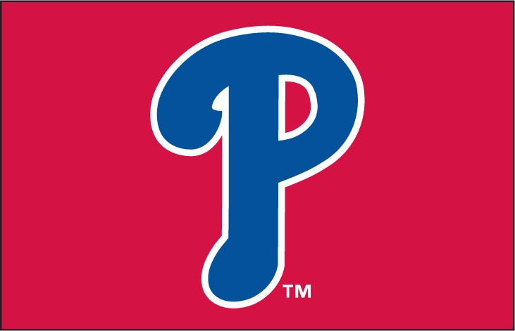 Phillies P Logo - Philadelphia Phillies Batting Practice Logo - National League (NL ...